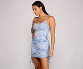 Robe courte tie-dye Feelin' Fab